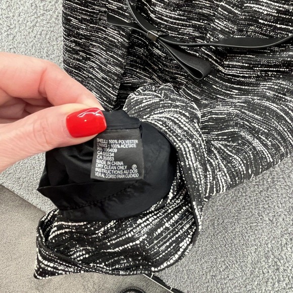 Tahari Black and Gray Textured Dress - Picture 10 of 13